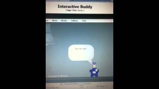 Teletubby exploding in interactive buddy city