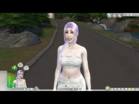 sims game custom content download dyed-hair female L Fabba by Bonita100 Game Video Preview