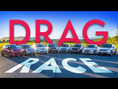 Which is the FASTEST electric car between the SLOWEST ones? DRAG RACE
