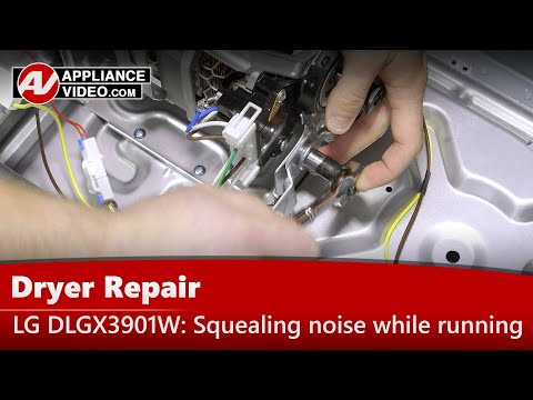 LG Dryer Repair - Will Not Spin - Idler Pully