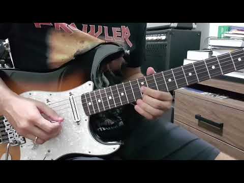 Hell on Earth intro - Iron Maiden - Senjutsu - Fender Dave Murray