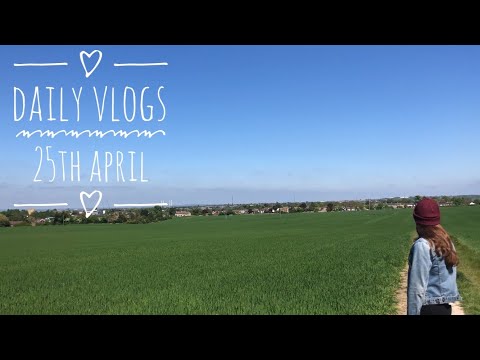 Daily Vlogs - Winding Yarn, Trespassing and Purple Hair - Friday 25th April 2020