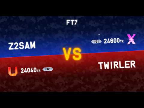 [TETR.IO] Tetra League FT7- z2sam vs twirler (13-6-2020)