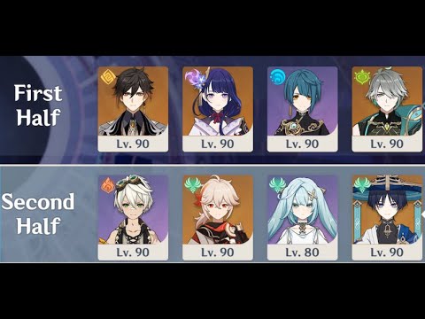 3.5 Spiral Abyss Floor 12 9* (C0 Alhaitham Hyperbloom/C2 Wanderer Hypercarry)