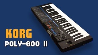 Video thumbnail for KORG POLY-800 II Analog Synthesizer 1986 | NEW PATCHES | HD DEMO by AnalogAudio1