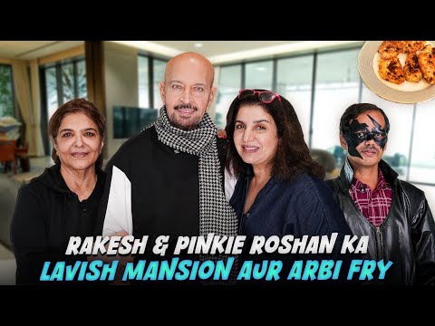 Rakesh & Pinkie Roshan Ka Beautiful Mansion, Filmy Baatein, Arbi Fry Aur Dilip Ka Krrish Look!