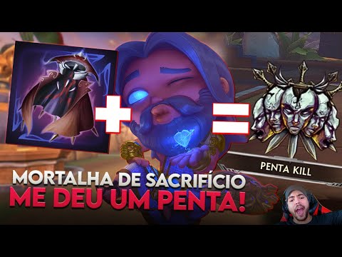 ZEUS MID, THE SACRIFICE SHROUD GAVE ME A PENTA KILL! - ⚡ Smite BR Achievement