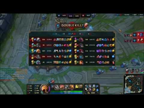 3v5 Winning teamfight with Azir Braum combo