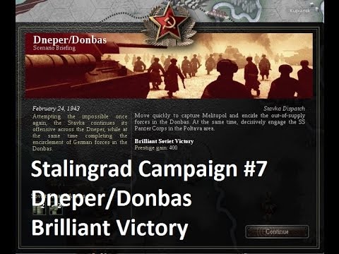 Lets Play: Unity of Command - Soviet Campaign: Dneper/Donbas Brilliant Victory (HD)