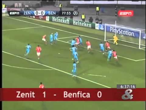 Zenit 1-0 Benfica