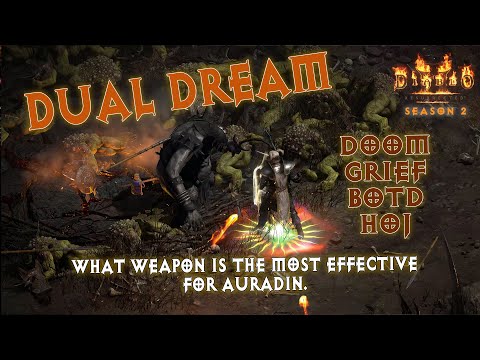 D2R Dual Dream / Slaying SHENK The OVERSEER by using only the AURA / Patch 2.5