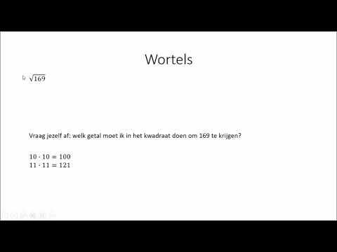 Wortels (1 HAVO/VWO & 1 VWO)
