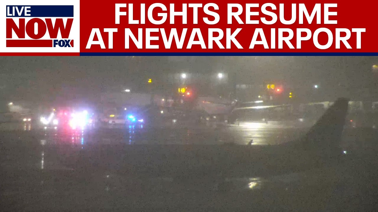 Aircraft Emergency: Flights resume at Newark Airport after JetBlue engine failure