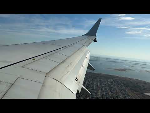 American Airlines Boeing 737-8 MAX RNAV RNP 13L Landing at JFK