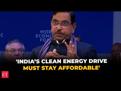 India offers $350 bn green energy investment opportunity,  Union Minister Pralhad Joshi at WEF 2026