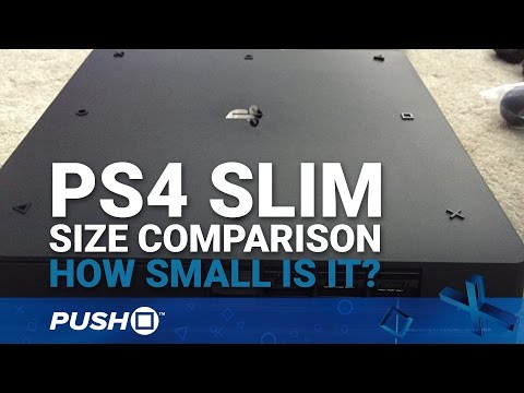 PS4 Slim Size Comparison: How Small Is It? | PlayStation 4 | Leaked Hardware