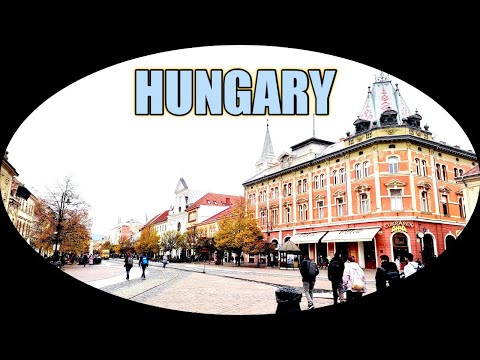 centrum, Miskolc Hungary. 🇭🇺🇭🇺 busy city life in Hungary. 4k city walking.