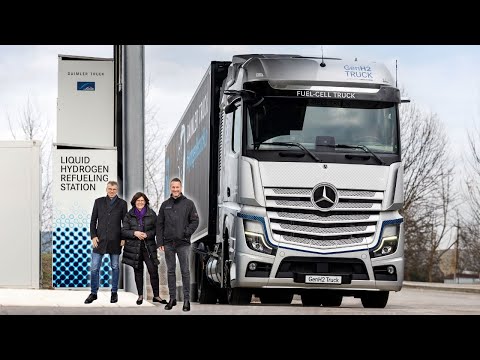 Daimler Mercedes Truck and Linde Liquid Hydrogen Refueling Technology