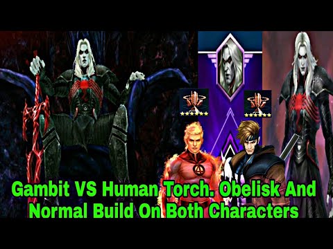 Human Torch VS Gambit WBL Knull Comparison With Obelisk And F2p Build 2021 - Marvel Future Fight