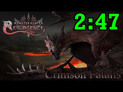 CRIMSON FATALIS SPEEDRUN IN 3 MINUTES | MHW ICEBORNE