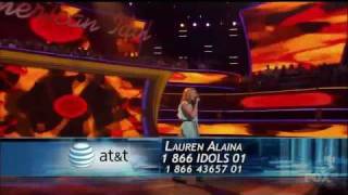 Lauren Alaina - Any Man of Mine - American Idol Top 13 - 03/09/11