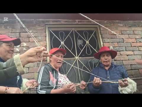 Concurso de hilanderas vereda el Salitre Tausa Cundinamarca. 