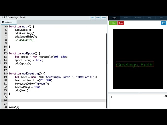 Creating a Space Scene with Graphics Objects in Live Coding | Magica
