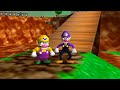 Super Wario Waluigi 64 2 Players Full Game 100 Walkthrough