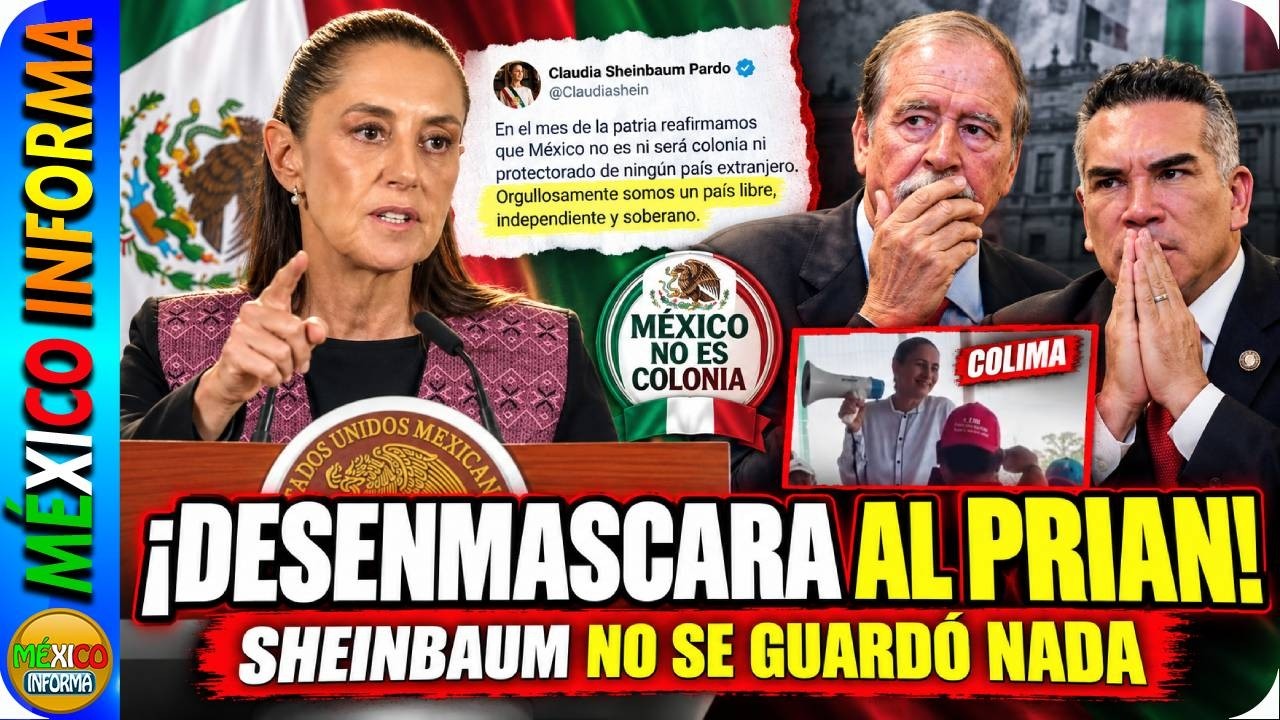 TÓMALA: SHEINBAUM EXHIBE LA ALIANZA PRIANISTA Y EXPLICA LO QUE PASÓ EN SU GIRA DE INFORME.