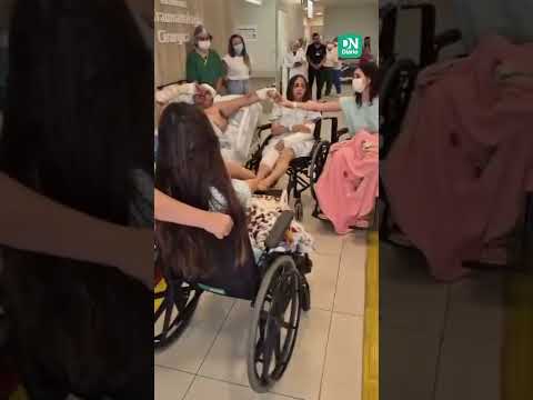 Família que sobreviveu a acidente no CE se reencontra no hospital às vésperas do Natal