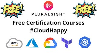 Free Cloud Certification from Pluralsight and A Cloud Guru | Free certification courses #CloudHappy