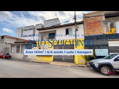 Casa Térrea + 1º andar no bairro Alto Sobradinho em Santo Antônio de Jesus - BA