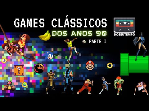 JOGOS DE VÍDEO GAMES CLASSICOS DOS ANOS 90 - PARTE 1 - DO SEU TEMPO
