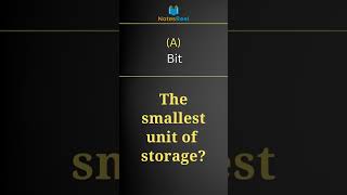 Download lagu Which is the smallest unit of storage? mp3