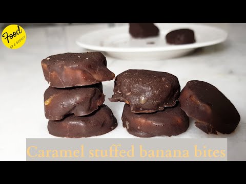 These tiny caramel stuffed banana bites will refresh your soul and melt your heart.