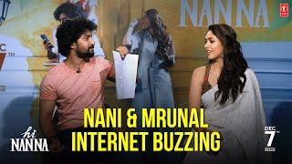 Nani & Mrunal Thakur Answer The Web’s Most Searched Questions | Hi Nanna | Vyra Ents | T-Series