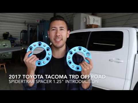 2016-2020 Toyota Tacoma Spidertrax Spacer 1.25" Installation, Review and Comparison