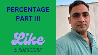 Percentage Part 3 | Increasing and decreasing concept in area , perimeter and volume |