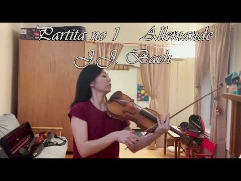 Partita no 1 Allemande J.S. Bach (1/8)