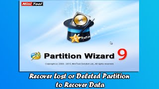 Recover Lost or Deleted Partition to Recover Data