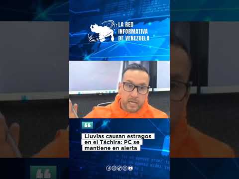 Yesnardo Canal, Dir. de Protección Civil Táchira, informó sobre los daños causados por las lluvias