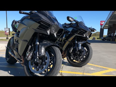 Kawasaki H2 vs GSXR 1000 vs Kawasaki ZX10R vs Hayabusa vs Yamaha R1M vs BMW S1000RR