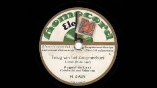 August de Laat   - Terug van het zangconcours 1929