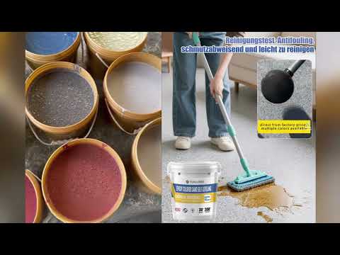 Ein Eimer für 100 Quadratmeter. Verwandelt Böden in Spiegel.