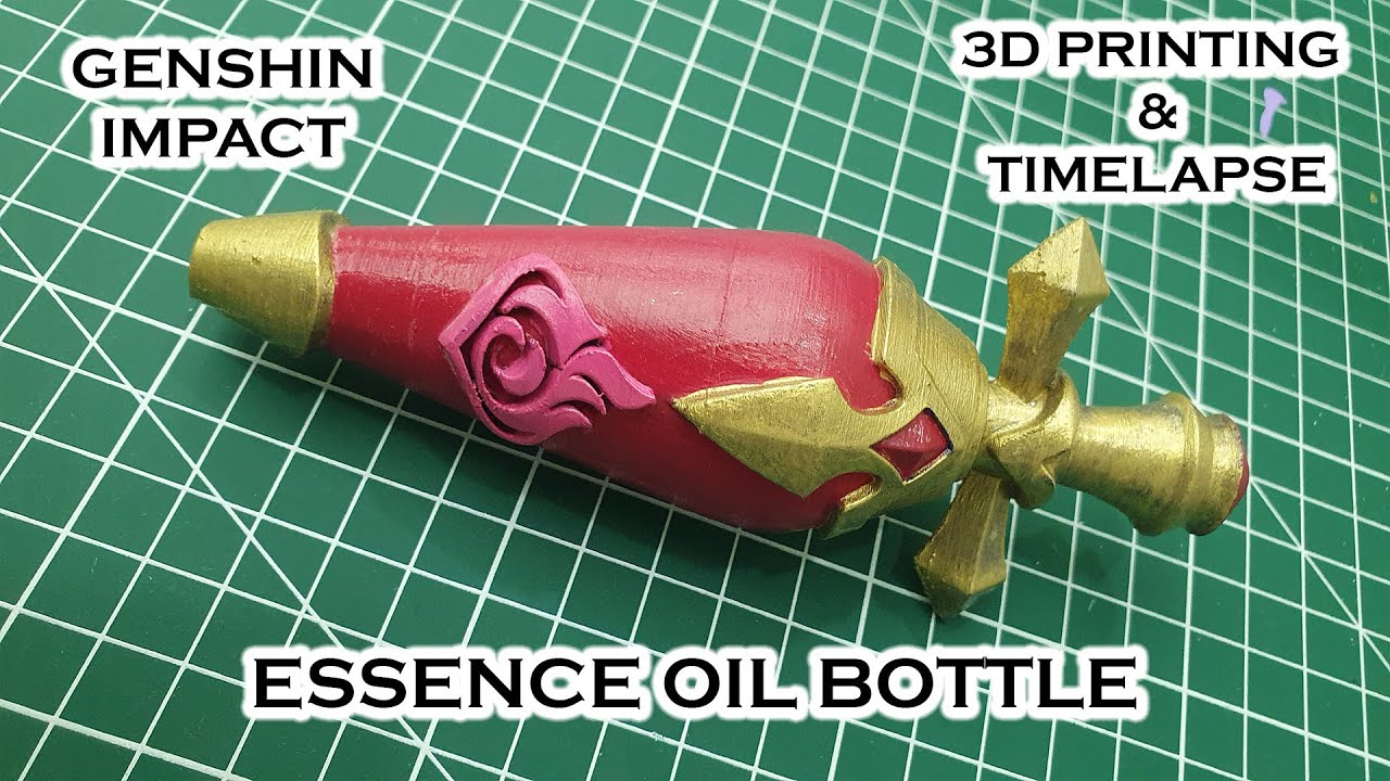 Potion Bottle -- Genshin Impact -- 2oz 60ml -- 3D Printable Figurine 3D Print Model