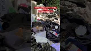 Flash Tour: Eureka Homeless Camp, police clean-out reveals tons of trash.