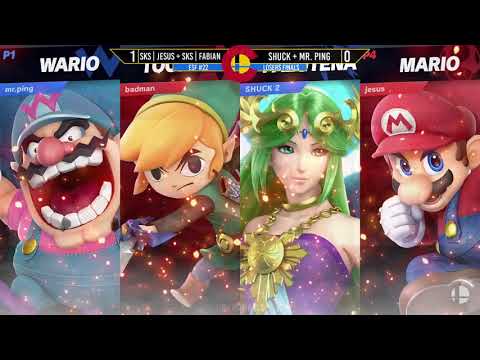 Elite Smash Friday #22 - Mr. Ping + Shuck Vs. SKS|Fabian + SKS|Jesus -  Losers Finals