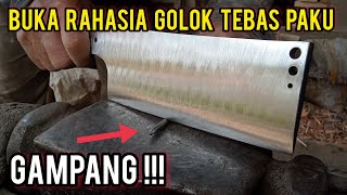 Download lagu Cara mudah membuat golok tebas paku || bisa langsung PRAKTEK !!! mp3