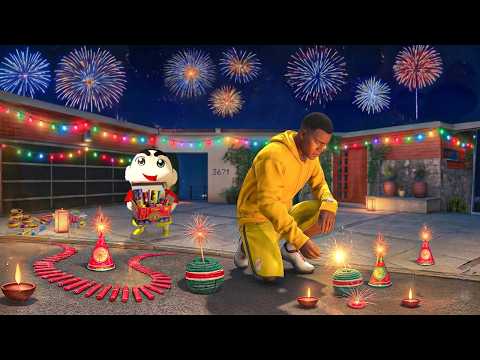 Franklin Shinchan Celebrating Vishu in GTA 5 !