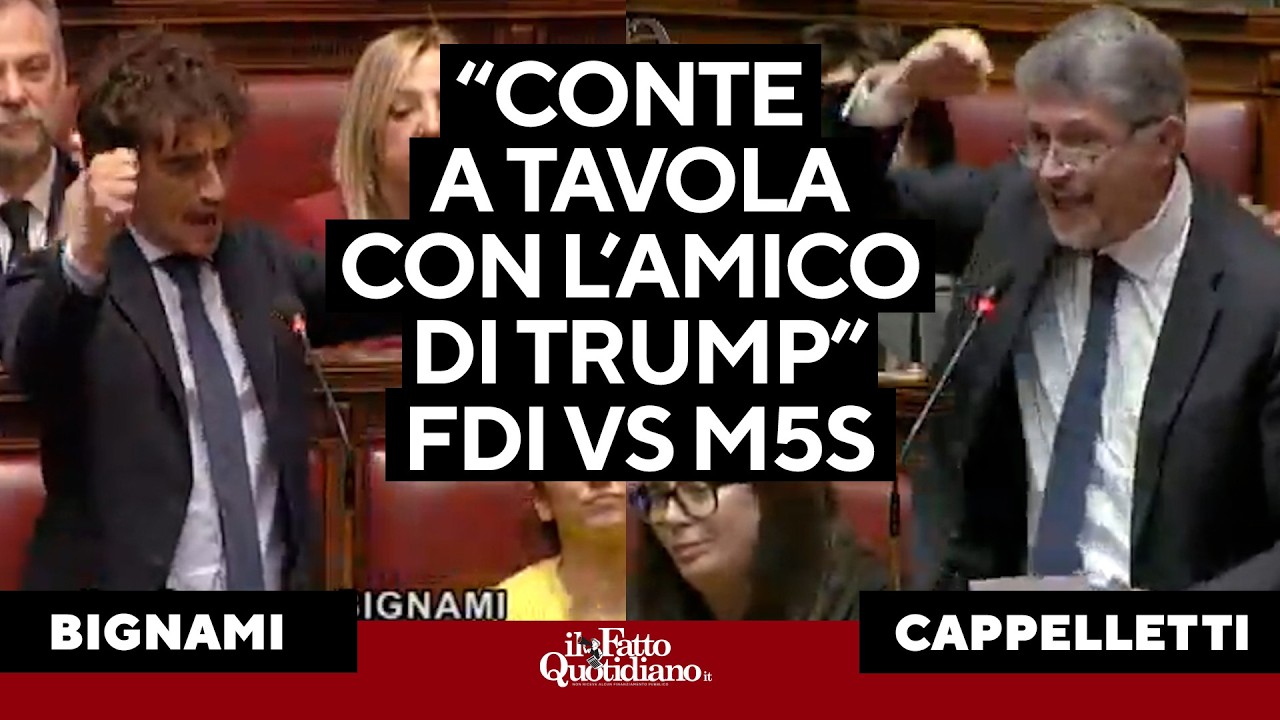 Bignami contro Conte: "Incoerente, a tavola con l'amico di Trump". La replica di Cappelletti (M5S)